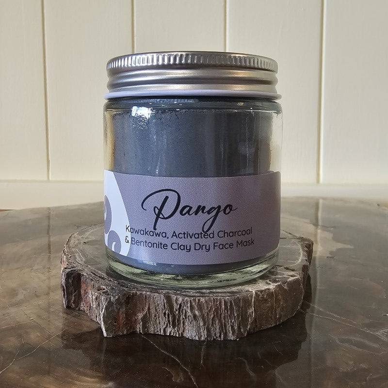 Pango - Kawakawa, Activated Charcoal & Bentonite Clay Dry Face Mask