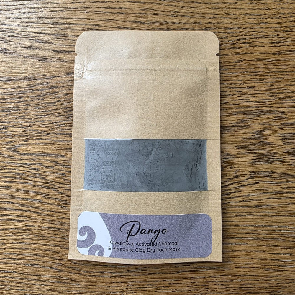 Pango - Kawakawa, Activated Charcoal & Bentonite Clay Dry Face Mask