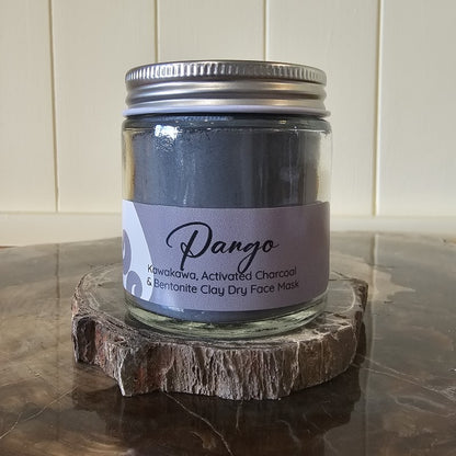 Pango - Kawakawa, Activated Charcoal & Bentonite Clay Dry Face Mask