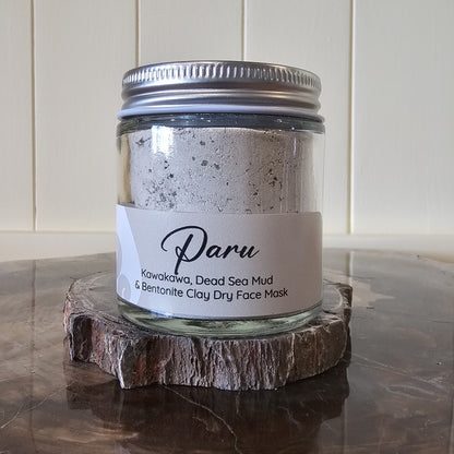Paru - Kawakawa, Mud Sea Dead with Bentonite Clay Dry Face Mask