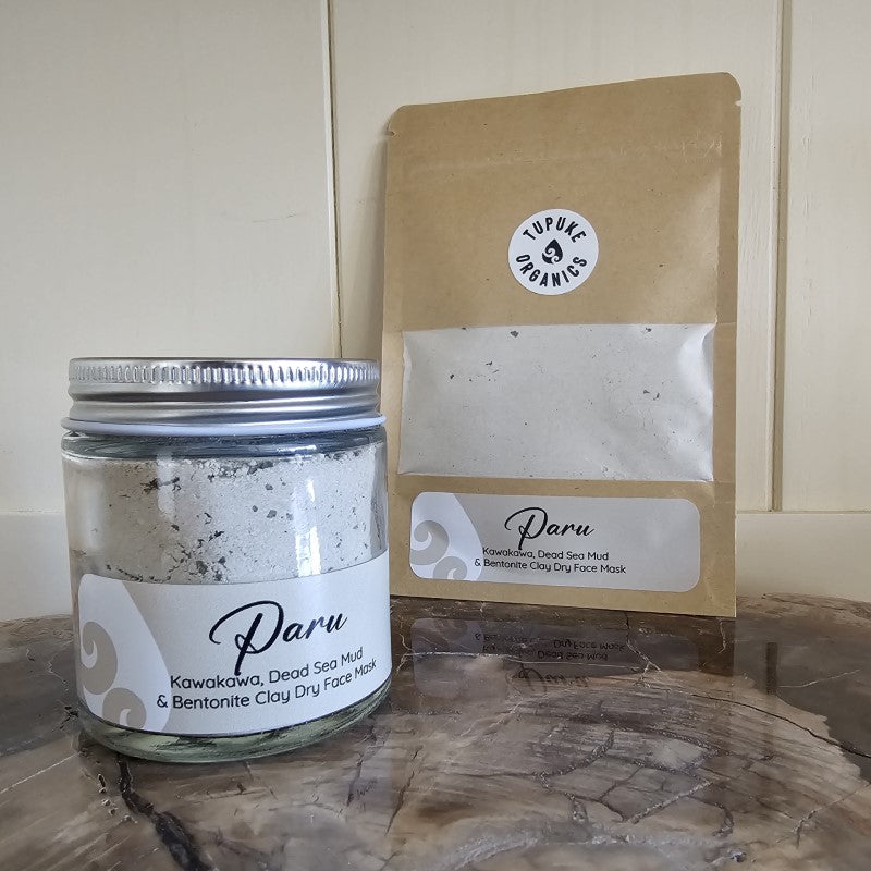 Paru - Kawakawa, Mud Sea Dead with Bentonite Clay Dry Face Mask