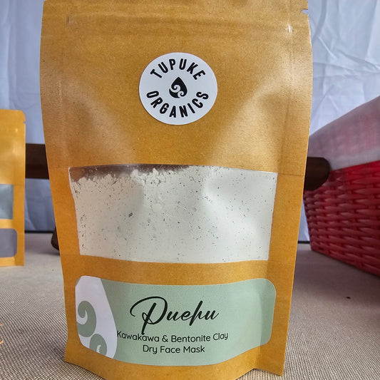 Puehu - Kawakawa &amp; Bentonite Clay Dry Face Mask