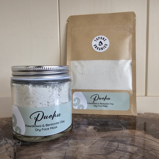 Puehu - Kawakawa &amp; Bentonite Clay Dry Face Mask